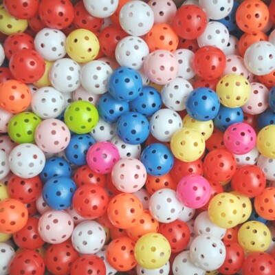 AIRFLOW GOLF BALLS practice training hollow air flow indoor/outdoor Colorful USA