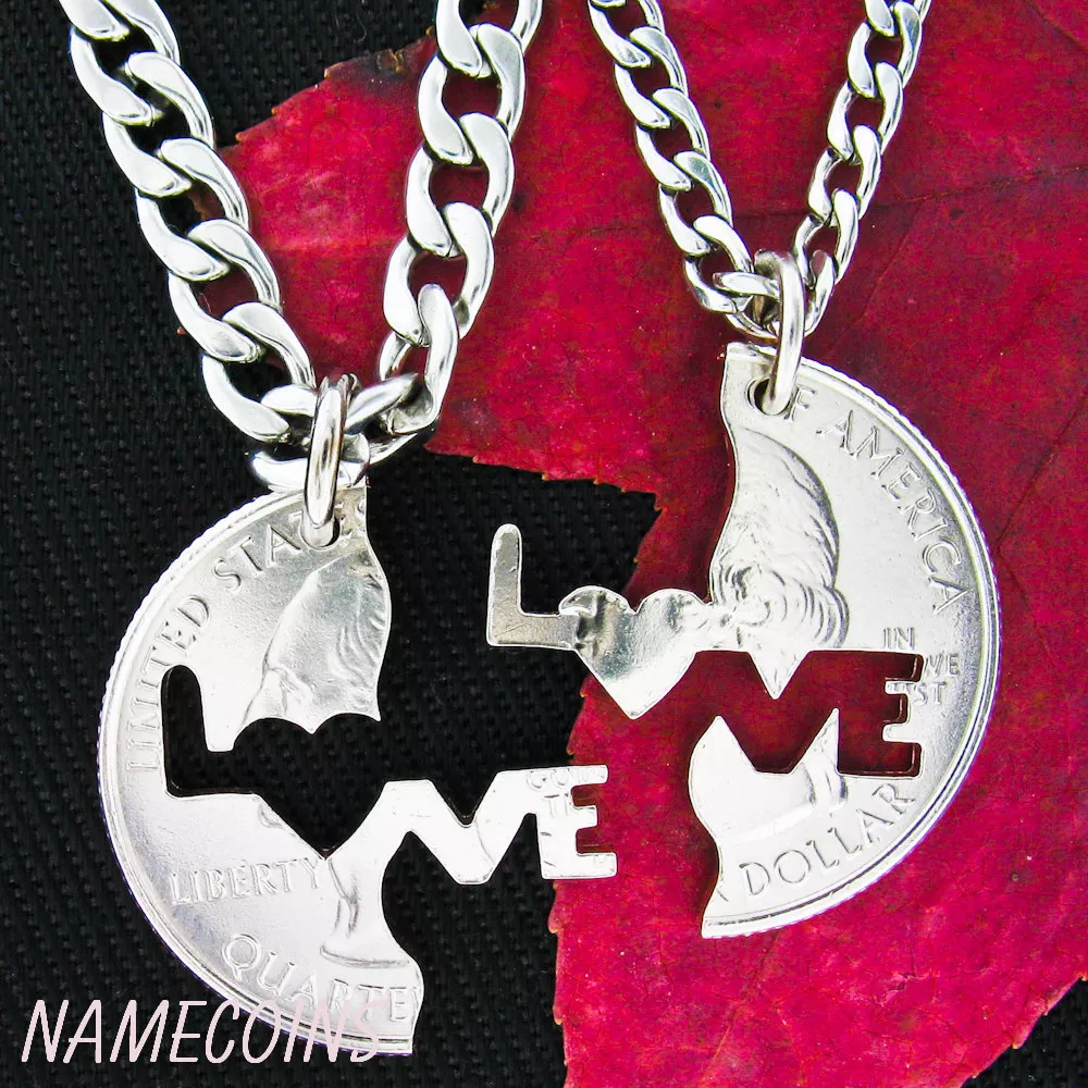 Connecting necklaces for sale couples