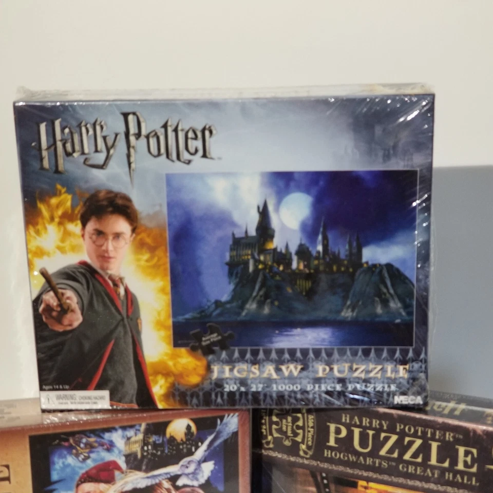 Lote de 3 Rompecabezas Harry Potter 1000 y 550 Piezas Hogwarts Gran Salón NUEVO Foto 3 de 4
