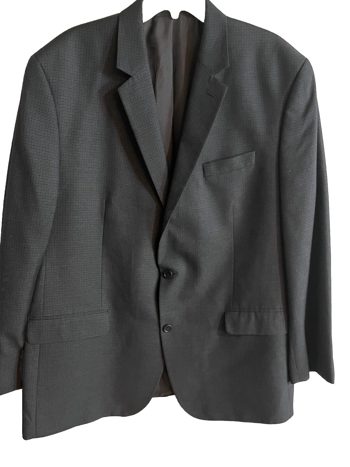 Giacca tuta MICHAEL KORS uomo 48 L cappotto sportivo blazer blu grigio usata in ottime condizioni