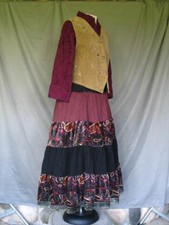 Victorian Dress Womens Edwardian Civil War Western Prairie Gypsy Fortune Teller
