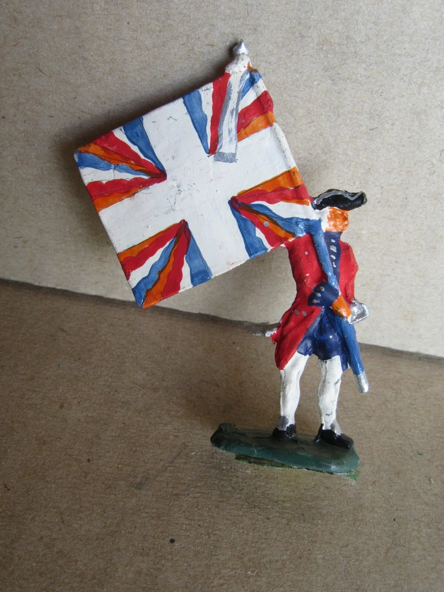 55.) Elastolin – Militärfigur mit Gewehr, H 7.5 cm (Gebraucht) in
