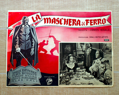 LA MASCHERA DI FERRO fotobusta poster James Whale The Man in the Iron Mask S31