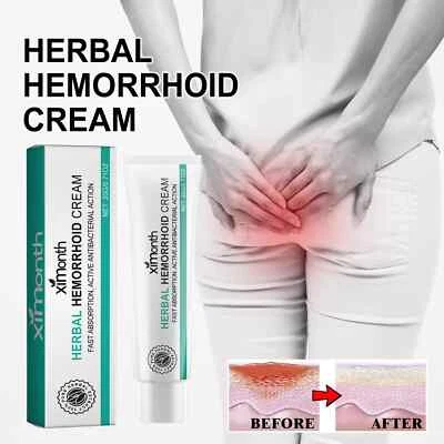 Wellian Hemorrhoid Cream, Herbal Hemorrhoids Cream, for Men and Women New~