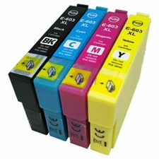 CHEAP 603 XL Ink Carts 4 Epson Printers XP2100 3100 4100 3105 WF2810 2830 2850