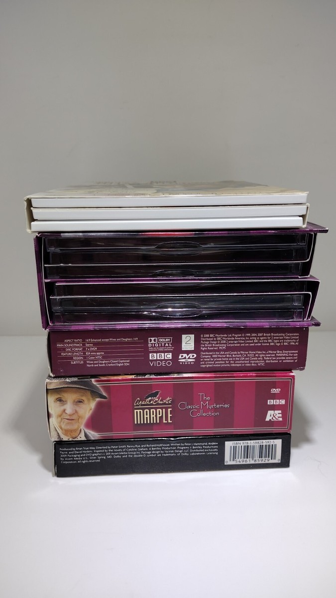 アン Lot (5) BBC Acorn DVD Sets Poirot Marple Midsomer Murders Cranford