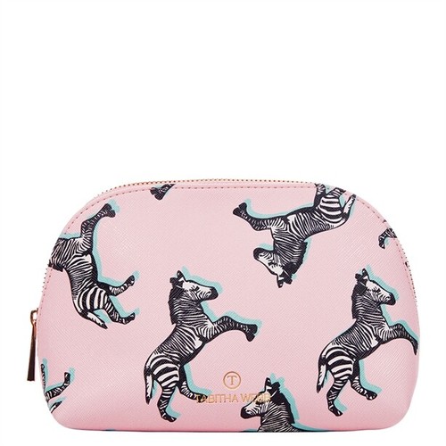 Zebra Print Make-up Bag by Tabitha Webb 
