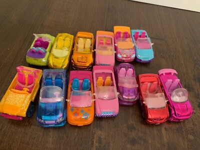 Polly Pocket  Lot of 13 mini cars assorted 2006/2007. 