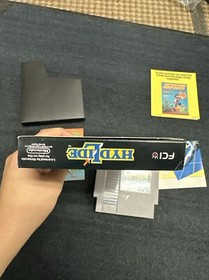 Hydlide (Nintendo Entertainment System, NES) Complete In Box CIB With Poster