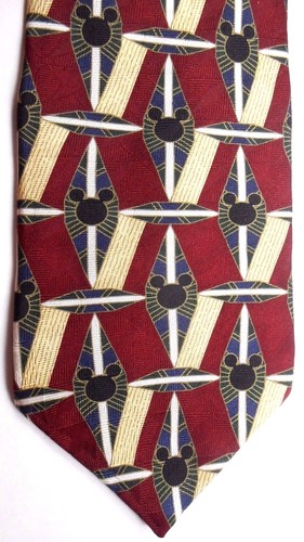 Jos. A Bank Men's Sports Novelty Silk Tie 59.5 X 4 Golfers Bags