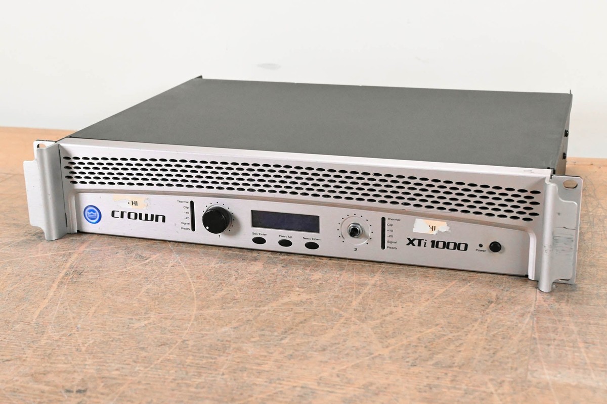 Amcron アムクロン XTi 1000 パワーアンプ Crown XTi 1000 Stereo Power Amplifier with DSP CG0087P | eBay