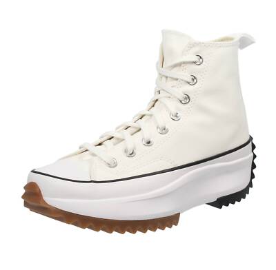 Converse Run Star High Weiß - Größe 36,5 [6 US 22,4cm] Damen Schuhe Sneaker