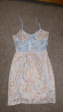 PLT Baby Blue Lace Dress