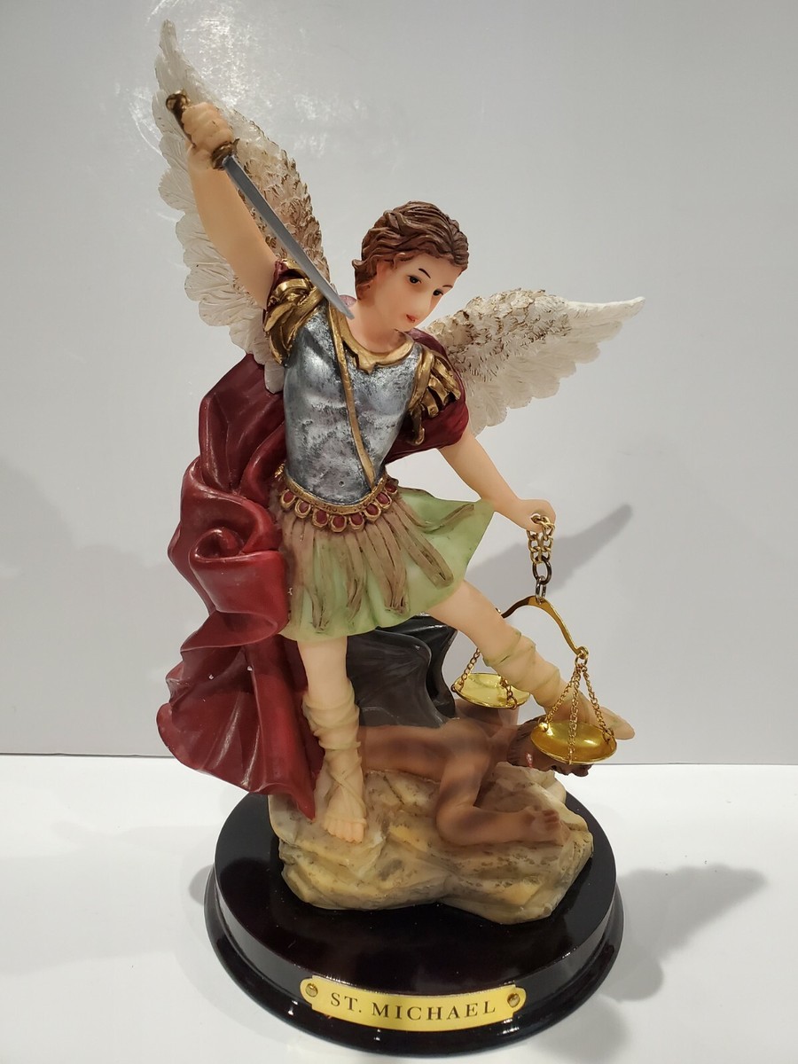 Holy Saint SAINT M×××××× SAINT MICHAEL Laminated Saint St Michael The Archangel Holy Prayer Card