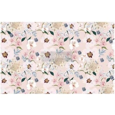 Blush Floral | Decor Mulberry Tissue | 19" x 30" | Redesign with Prima