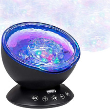 Calming Sensory Sea Lamp   Night Light Projector for Kids ASD ADHD, Sleep Aid