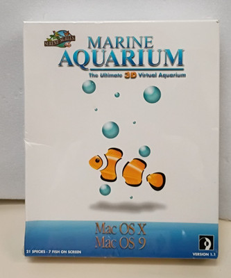 Mac OS X Marine Aquarium 3D Virtual Aquarium  Mac OS 9, 2002) New Sealed
