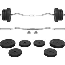 Curl Olympic Barbell, Adjustable Weight Lifti...