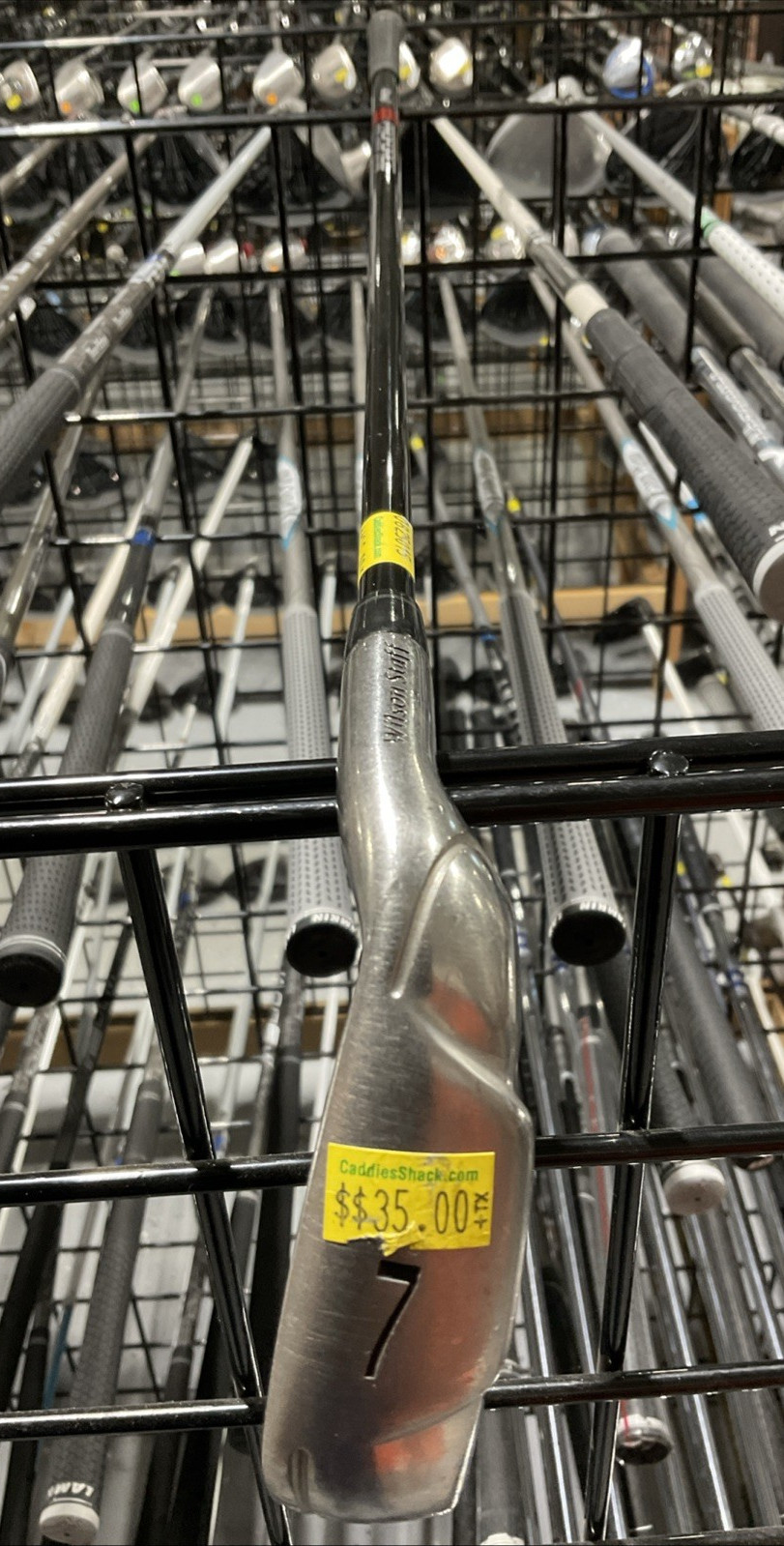 Wilson Staff D200 #7 Iron 37" PROFORCE Regular Flex Graphite Shaft RH USED