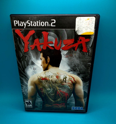 Yakuza - Playstation 2 (PS2, 2006) Video Game W/ Manual - Sega - Black Disc USA
