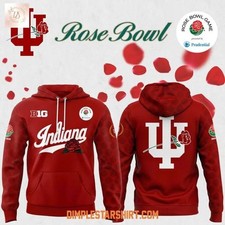 Indiana Hoosier 2026 Rose Bowl Red Hoodie 3D Unisex S-5XL
