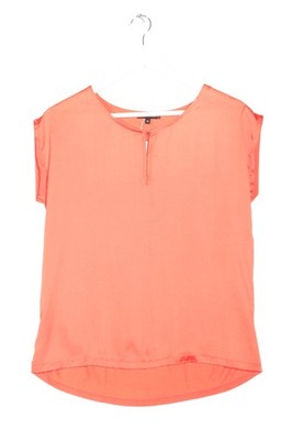 MORE & MORE Kurzarm-Bluse Damen Bluse Gr. DE 36 rot Casual-Look