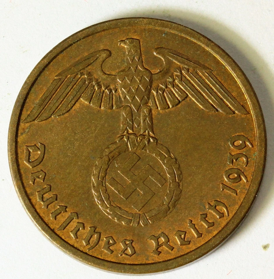 GERMANY (Third Reich) 2 Reichspfennig 1939 A - Bronze - aUNC - 3965 - Image 2 of 2