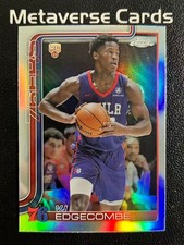 2025 Topps Chrome Basketball Silver Refractor Rookie RC VJ Edgecombe #253
