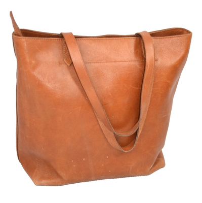 Madewell The Essential Bucket Tote Bag Warm Cinnamon One  display picture 3