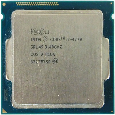 Intel Core i7-4770 3,4GHz Sockel 1150 CPU SR149 4 Kerne ~Rechnung/MwSt
