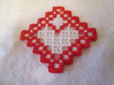 Hardanger Ornament Norwegian Embroidery Cut Work