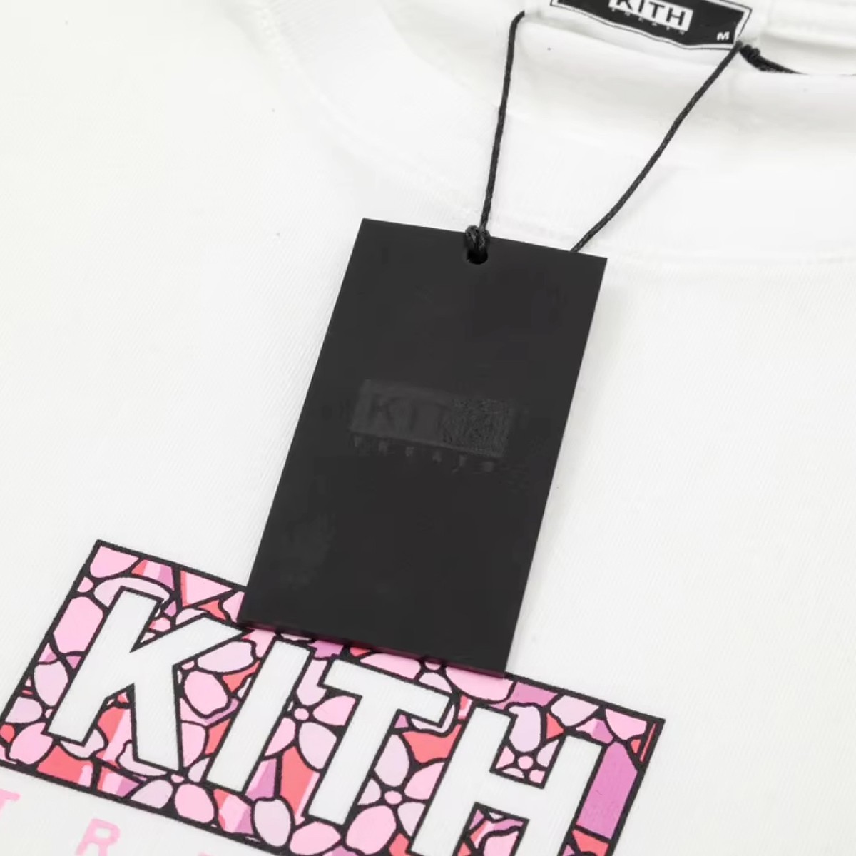 Kith Treats Mosaic Sakura Box Logo T-Shirt White | eBay