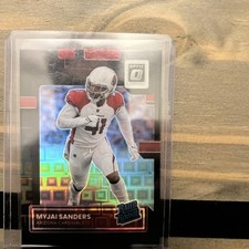 2022 Donruss Optic #284 Myjai Sanders Black Pandora #/25