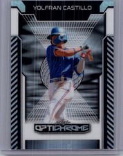 Yolfran Castillo 2025 Leaf Optichrome Baseball 1/1 Pre Production Proof
