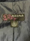 Peck & Peck Blue Jacket Women’s Small Long Sleeve Full Zip & Zip Pockets Lined — photo 5
