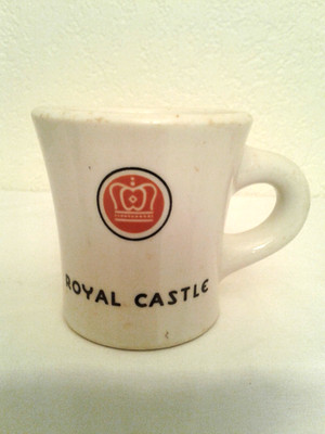Coffee Mug, Vintage Classic Diner Style Mug, ''Royal Castle'' Logo