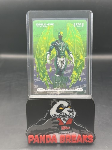2026 Bo Jackson Battle Arena Tecmo Eagle-Eye Tecmo Logo Glow Power 130 SSP