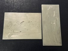 George Grainger Smith RCA / Set Of 2 Engraving / Etching Metal Printing Plates
