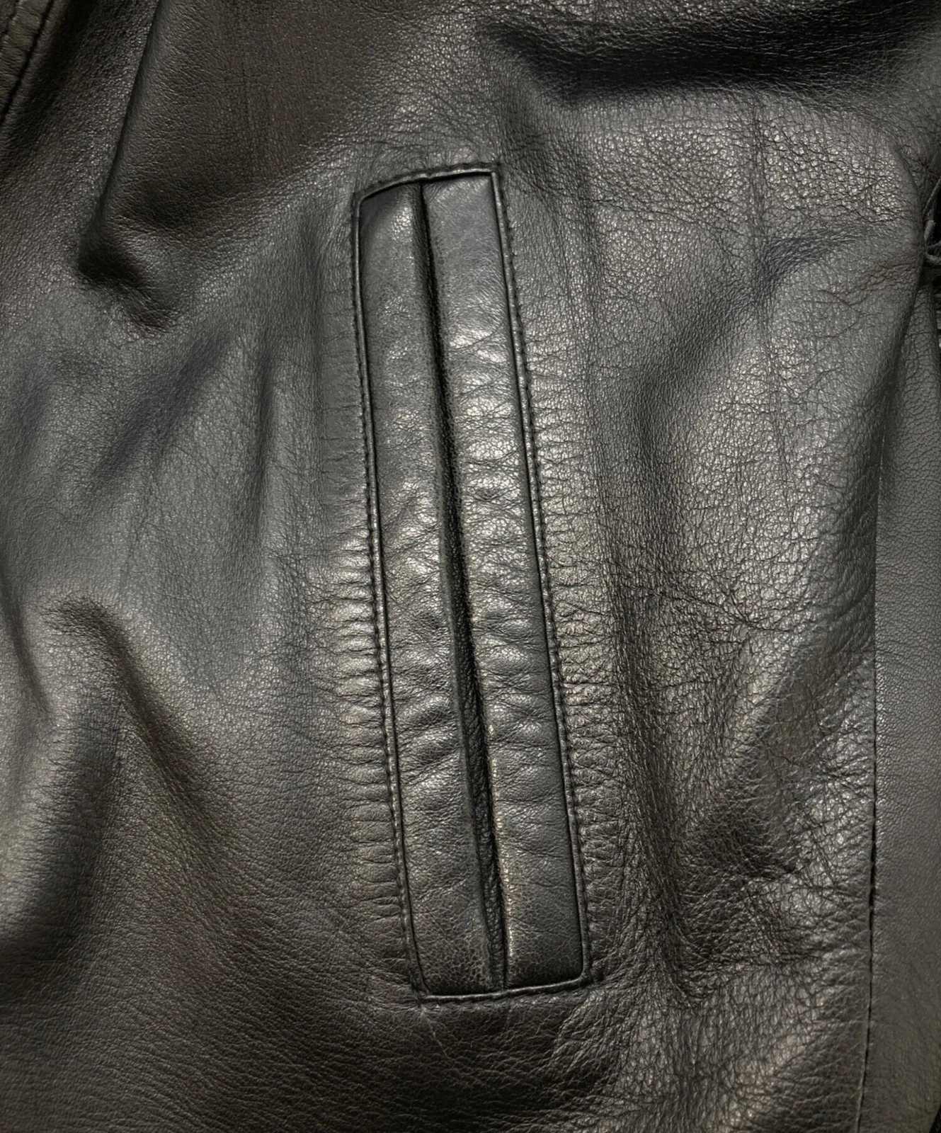 JAC LEATHER Ram Leather Jacket Men's Size LL Black image 6
