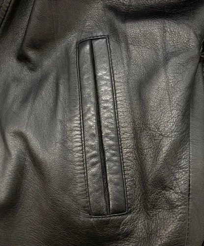 JAC LEATHER Ram Leather Jacket Men's Size LL Black image 6