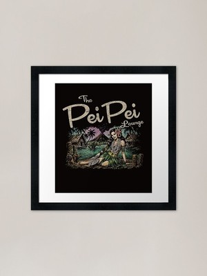 Pei Pei Lounge Framed Art Print Framed Wall Art Poster Canvas Print Picture