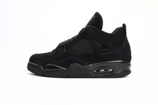Nike Air Jordan 4 Retro  Black Cat  Triple Black Men  s Sneakers   Fast Shipping