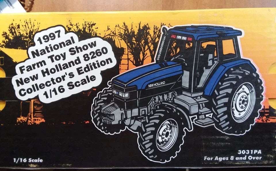 1/16 New Holland 8260 Tractor, 1997 Toy Farmer Show Edition 3031PA - Image 4 of 4