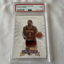 Kyrie Irving 2012 Panini Crusade #98 Rookie RC PSA 9 Duke Cavs Dallas Mavericks