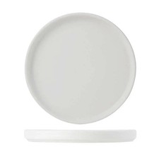 Tuxton China Inc Zion 6-1/2" Matte White Porcelain Straight Side Plate - 2 Dz