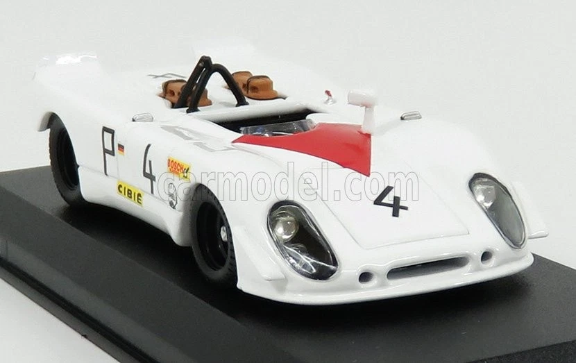 MODELLINO AUTO STATICO BEST MODEL PORSCHE 908/02 #4 1000KM NURBURGRING 1969 1/43 - Immagine 4 di 4