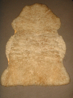 Bowron New Zealand Lambskin Area Rug Soft Sheepskin Decorative Rug 38.5''x28''