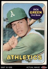 1969 Topps #515 Dick Green Athletics 5 - EX