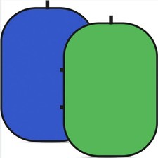 Neewer Chroma Key Collapsible Background   Green/Blue Double-Sided Brand New 