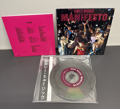 ROXY MUSIC 'Manifesto' 2001 Japanese CD card-sleeve w/OBI